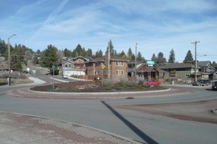 Newport and 14th Street Roundabout Bend Oregon